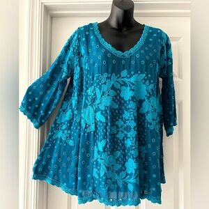 Johnny Was Tunic top